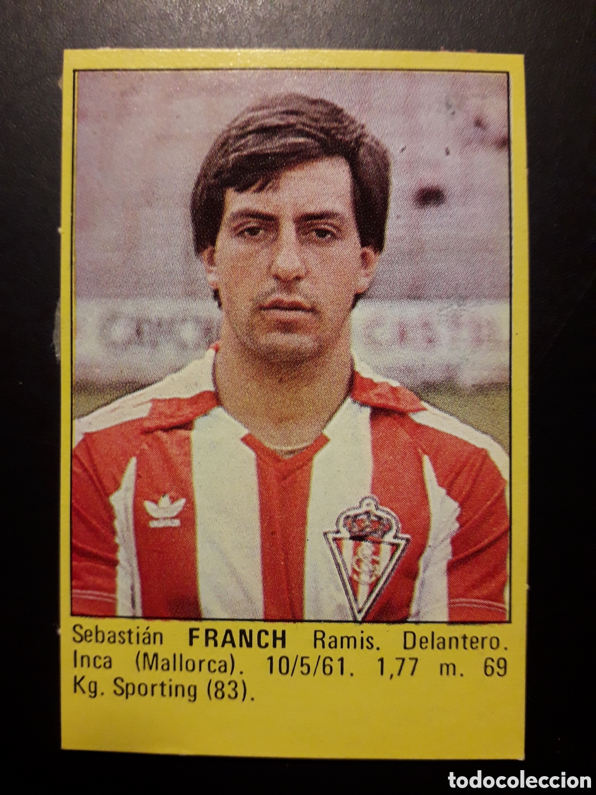 Cromos de f&uacute;tbol: FRANCH SPORTING DE GIJ&Oacute;N SUPER F&Uacute;TBOL 84 83-84 1983-1984 ROLL&Aacute;N DESPEGADO PEDIDO M&Iacute;NIMO 3&euro;