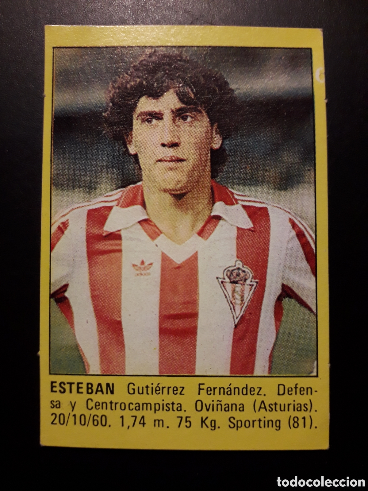 Cromos de f&uacute;tbol: ESTEBAN SPORTING DE GIJ&Oacute;N SUPER F&Uacute;TBOL 84 83-84 1983-1984 ROLL&Aacute;N DESPEGADO PEDIDO M&Iacute;NIMO 3&euro;