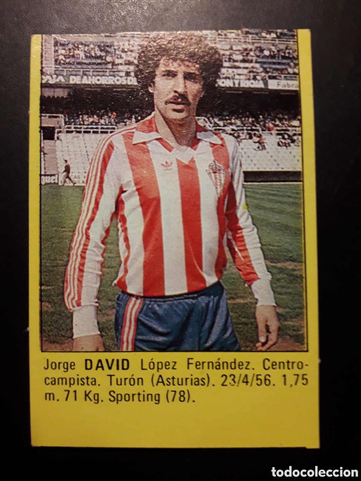 Cromos de f&uacute;tbol: DAVID SPORTING DE GIJ&Oacute;N SUPER F&Uacute;TBOL 84 83-84 1983-1984 ROLL&Aacute;N DESPEGADO PEDIDO M&Iacute;NIMO 3&euro;