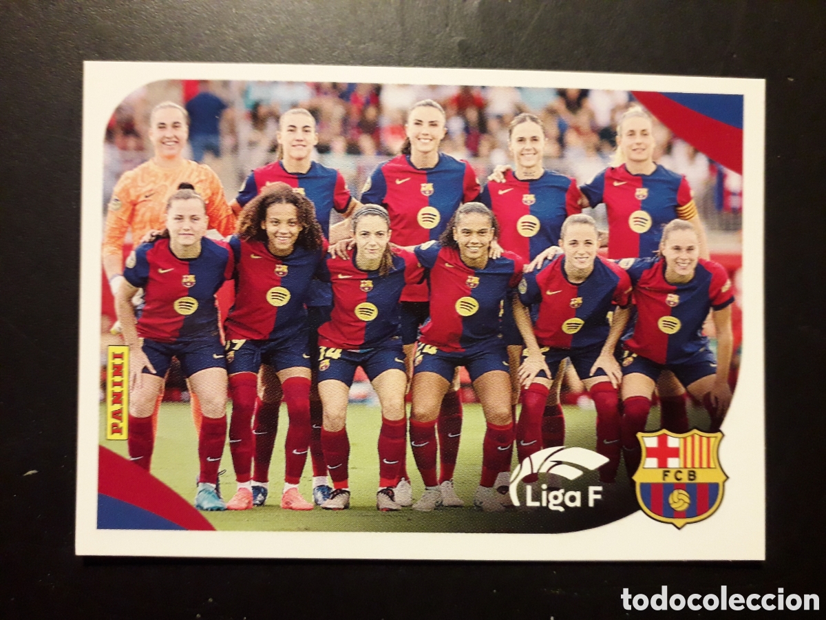 Cromos de f&uacute;tbol: EQUIPO ALINEACI&Oacute;N FC BARCELONA N&deg; 43 LIGA F FEMENINA 2024 2025 24 25 PANINI PEDIDO M&Iacute;NIMO 3&euro;