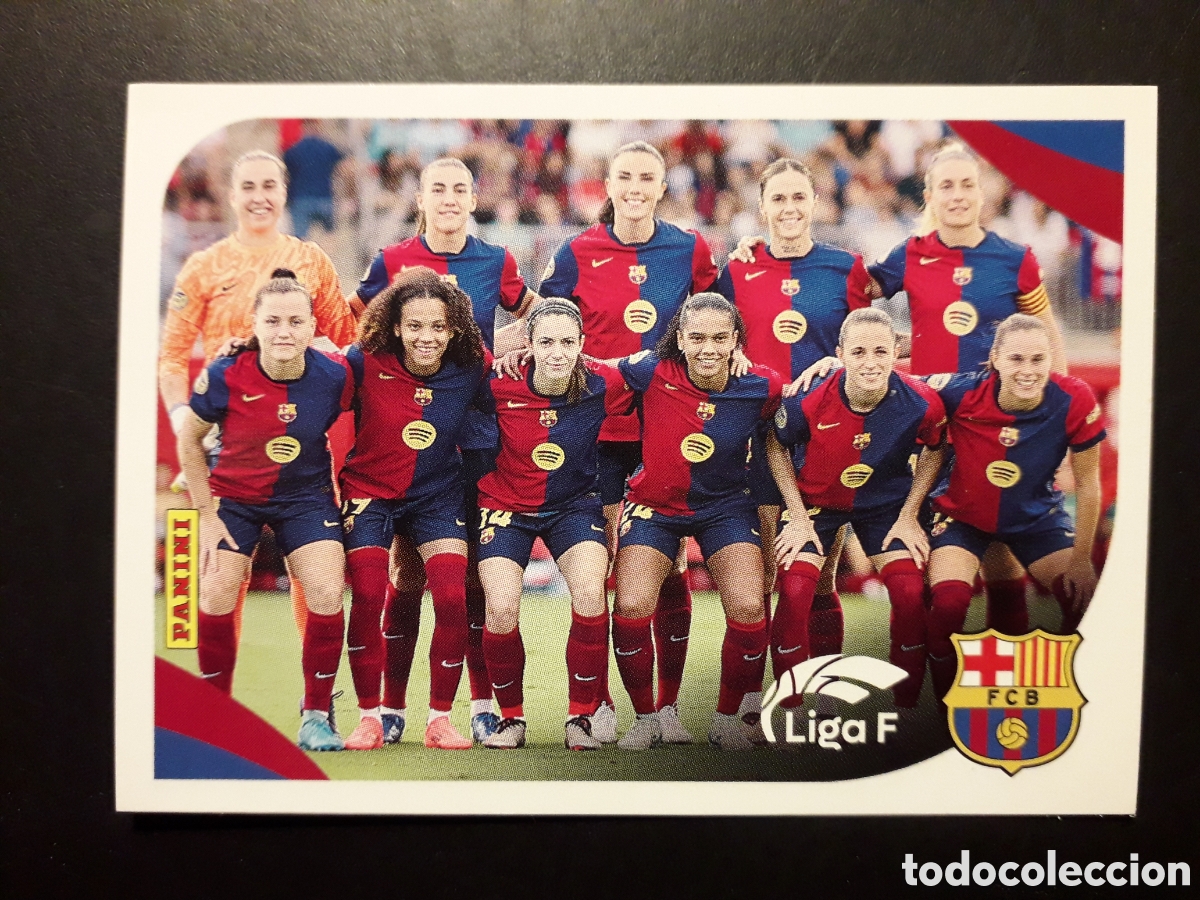 Cromos de f&uacute;tbol: EQUIPO ALINEACI&Oacute;N FC BARCELONA N&deg; 43 LIGA F FEMENINA 2024 2025 24 25 PANINI PEDIDO M&Iacute;NIMO 3&euro;