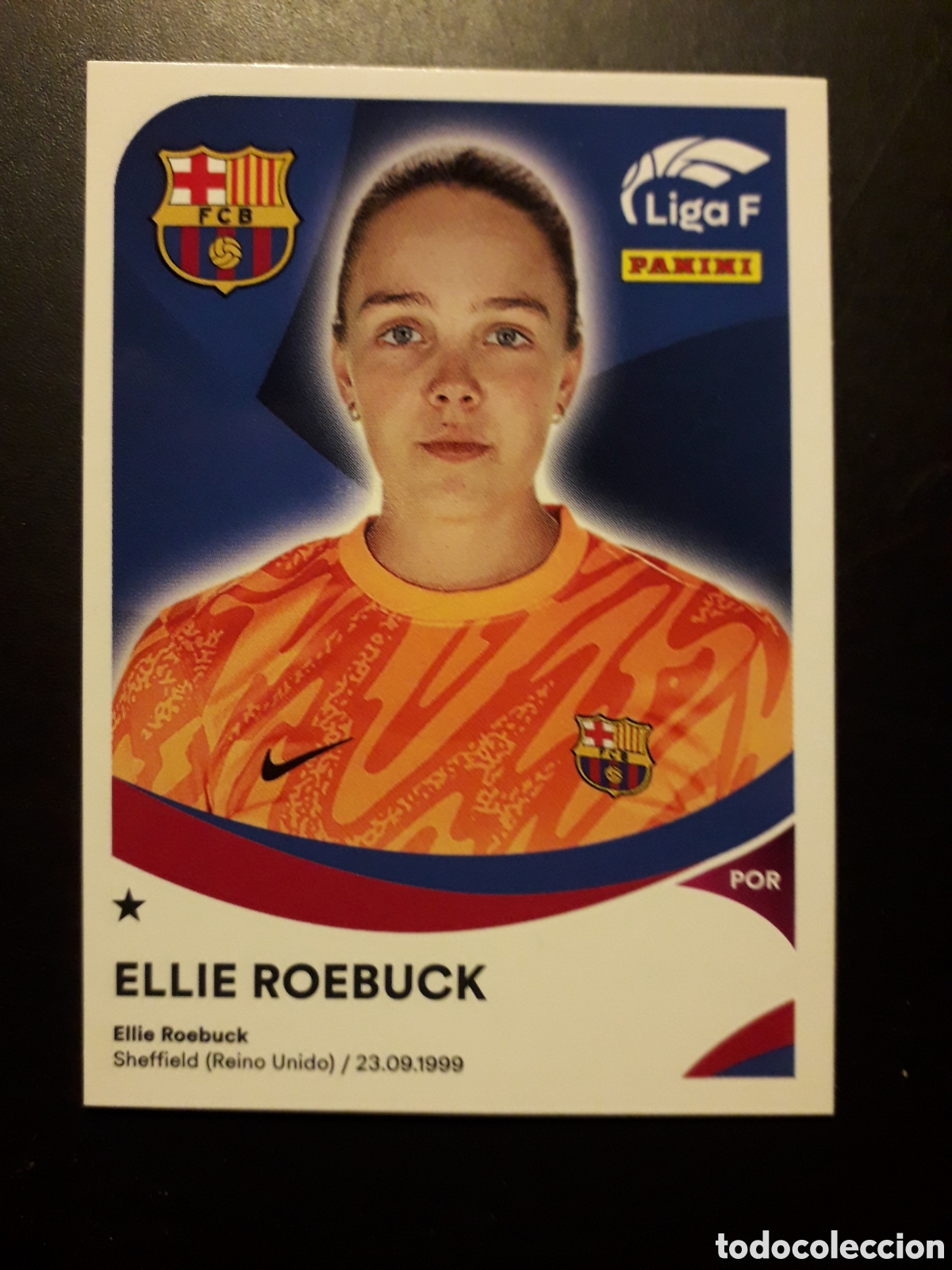 Cromos de f&uacute;tbol: ELLIE ROEBUCK FC BARCELONA N&deg; 45 A LIGA F FEMENINA 2024 2025 24 25 PANINI PEDIDO M&Iacute;NIMO 3&euro;