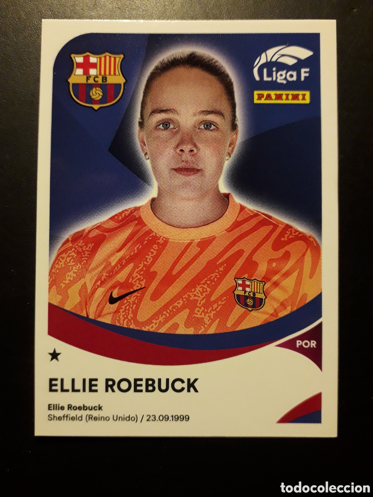 Cromos de f&uacute;tbol: ELLIE ROEBUCK FC BARCELONA N&deg; 45 A LIGA F FEMENINA 2024 2025 24 25 PANINI PEDIDO M&Iacute;NIMO 3&euro;