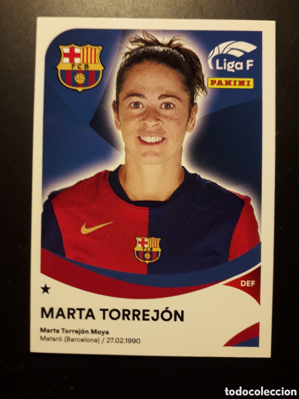 Cromos de f&uacute;tbol: MARTA TORREJ&Oacute;N FC BARCELONA N&deg; 47 A LIGA F FEMENINA 2024 2025 24 25 PANINI PEDIDO M&Iacute;NIMO 3&euro;
