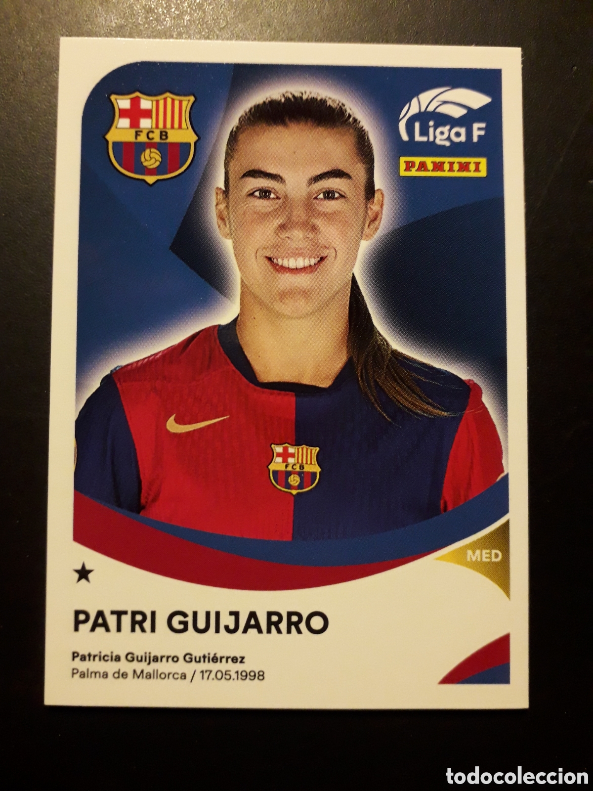 Cromos de f&uacute;tbol: PATRI GUIJARRO FC BARCELONA N&deg; 53 LIGA F FEMENINA 2024 2025 24 25 PANINI PEDIDO M&Iacute;NIMO 3&euro;