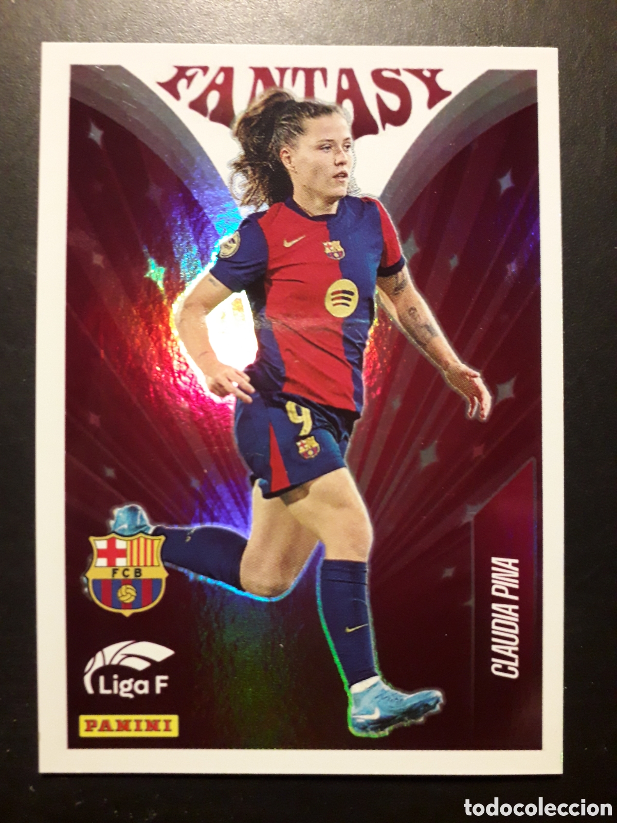 Cromos de f&uacute;tbol: CLAUDIA PINA FANTASY FC BARCELONA N&deg; 332 LIGA F FEMENINA 2024 2025 24 25 PANINI PEDIDO M&Iacute;NIMO 3&euro;