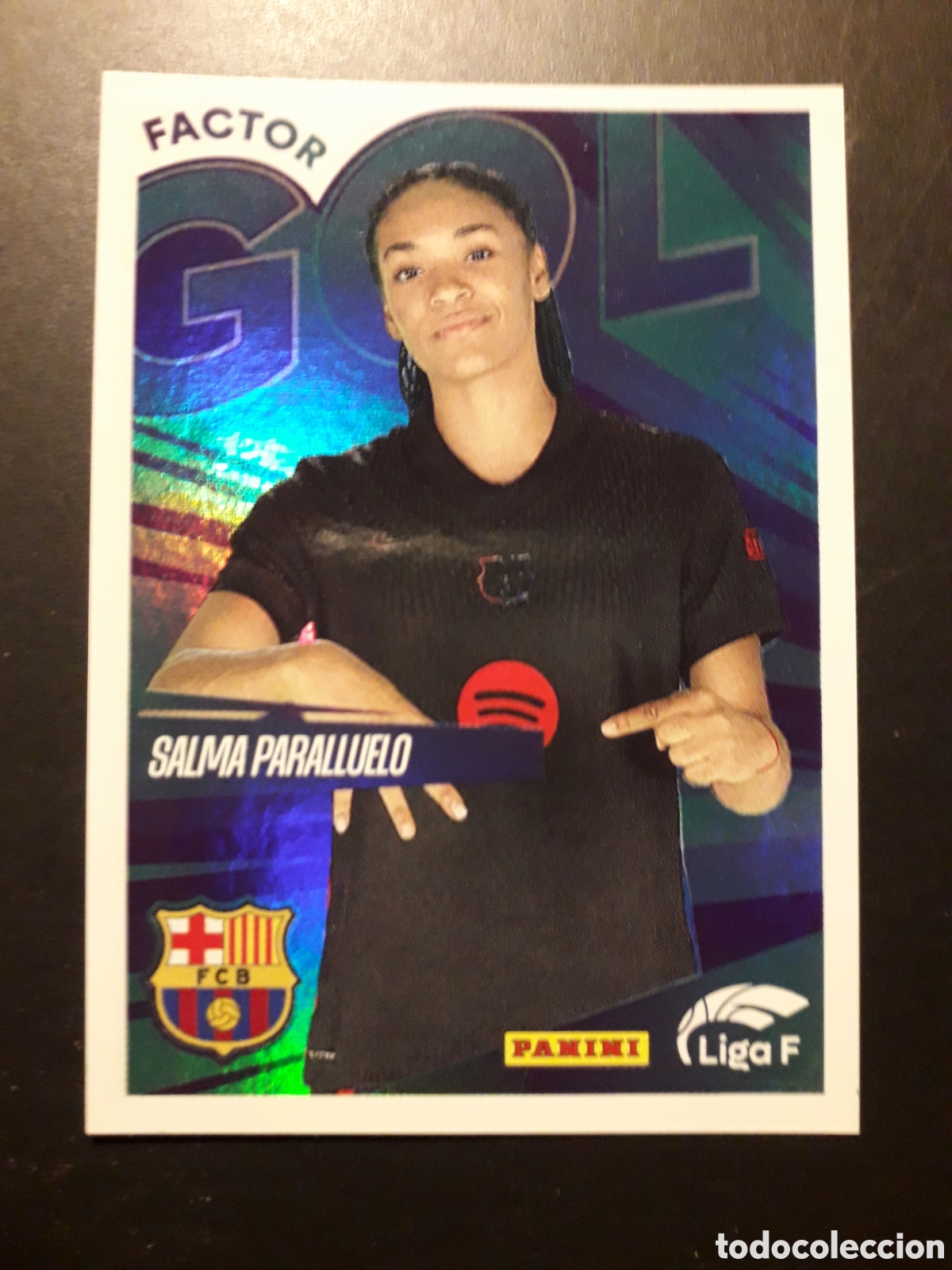 Cromos de f&uacute;tbol: SALMA PARALLUELO FACTOR GOL FC BARCELONA N&deg; 369 LIGA F FEMENINA 2024 2025 24 25 PANINI PEDIDO M&Iacute;N 3&euro;