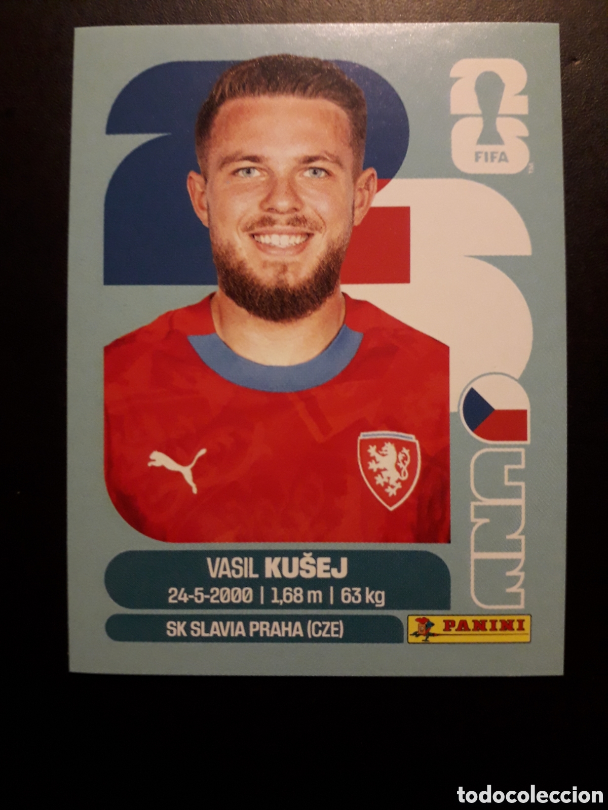 Cromos de f&uacute;tbol: KU&Scaron;EJ REP CHECA/CHEQUIA CZE 16 MUNDIAL F&Uacute;TBOL 2026 FIFA WORLD CUP PANINI SIN PEGAR PEDIDO M&Iacute;NIMO 3&euro;.