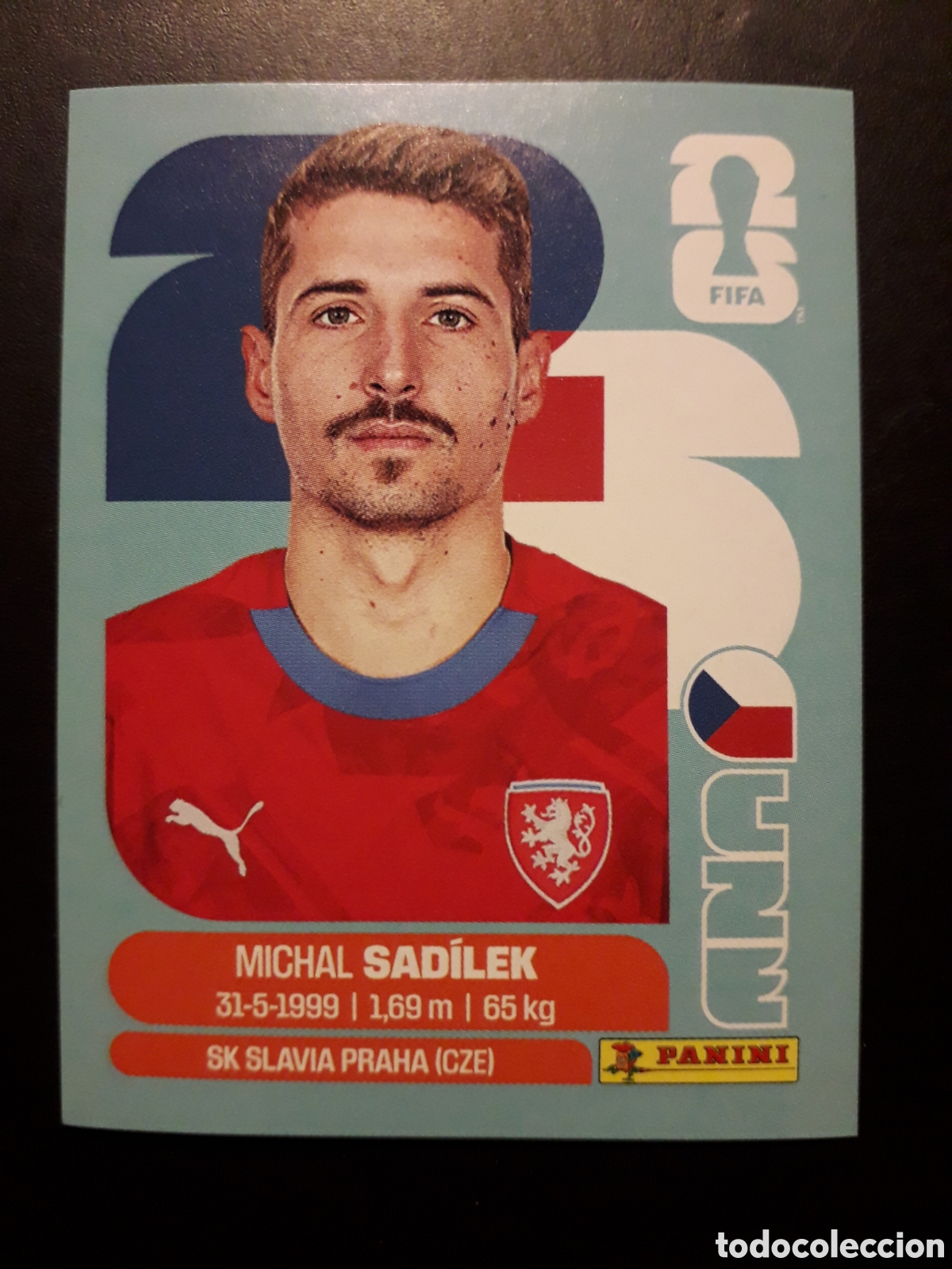Cromos de f&uacute;tbol: SADILEK REP CHECA/CHEQUIA CZE 9 MUNDIAL F&Uacute;TBOL 2026 FIFA WORLD CUP PANINI SIN PEGAR PEDIDO M&Iacute;NIMO 3&euro;
