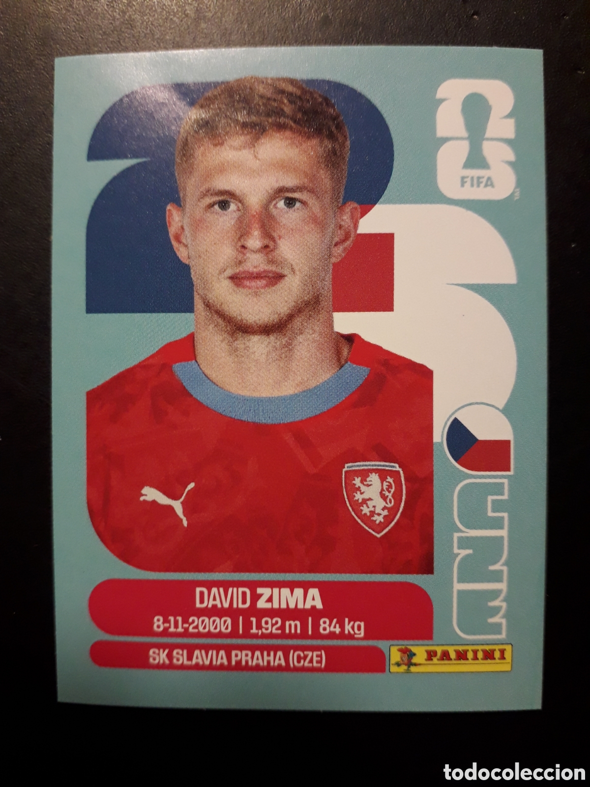 Cromos de f&uacute;tbol: ZIMA REP CHECA/CHEQUIA CZE 8 MUNDIAL F&Uacute;TBOL 2026 FIFA WORLD CUP PANINI SIN PEGAR PEDIDO M&Iacute;NIMO 3&euro;