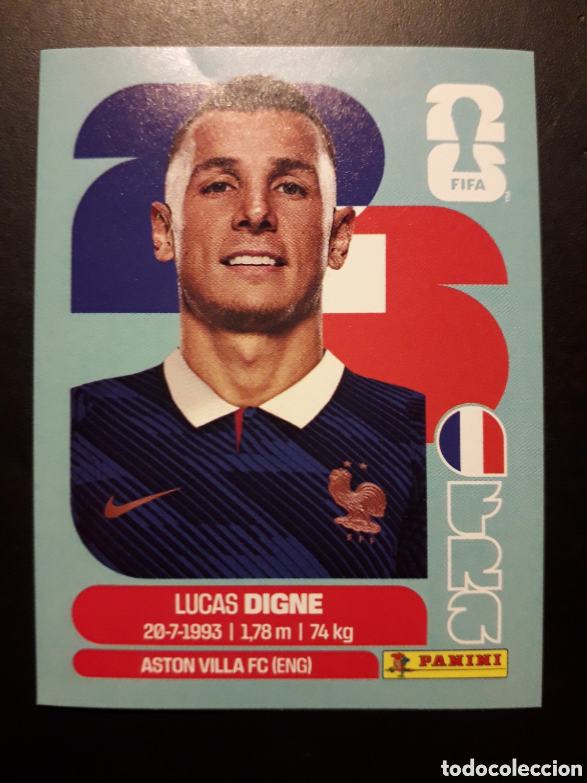 Cromos de f&uacute;tbol: DIGNE FRANCIA FRA 8 MUNDIAL F&Uacute;TBOL 2026 FIFA WORLD CUP PANINI SIN PEGAR PEDIDO M&Iacute;NIMO 3&euro;