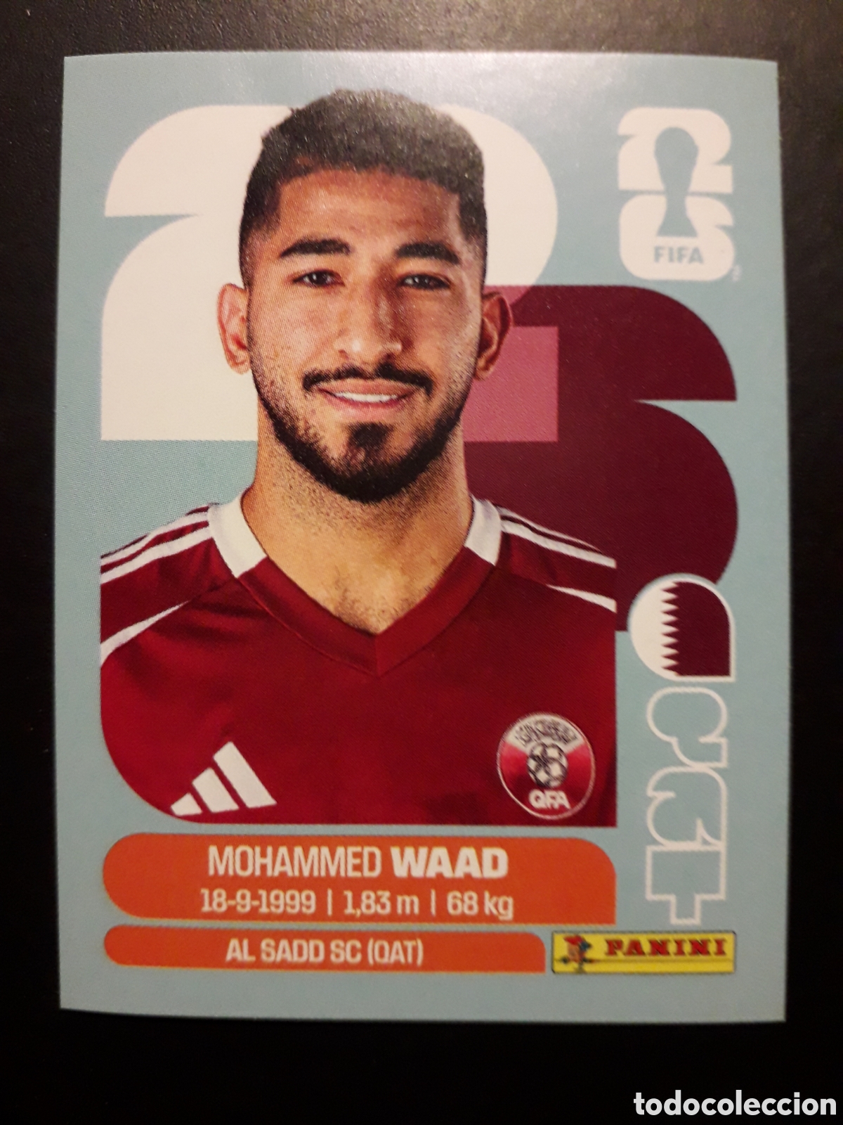 Cromos de f&uacute;tbol: WAAD QATAR QAT 14 MUNDIAL F&Uacute;TBOL 2026 FIFA WORLD CUP PANINI SIN PEGAR PEDIDO M&Iacute;NIMO 3&euro;.