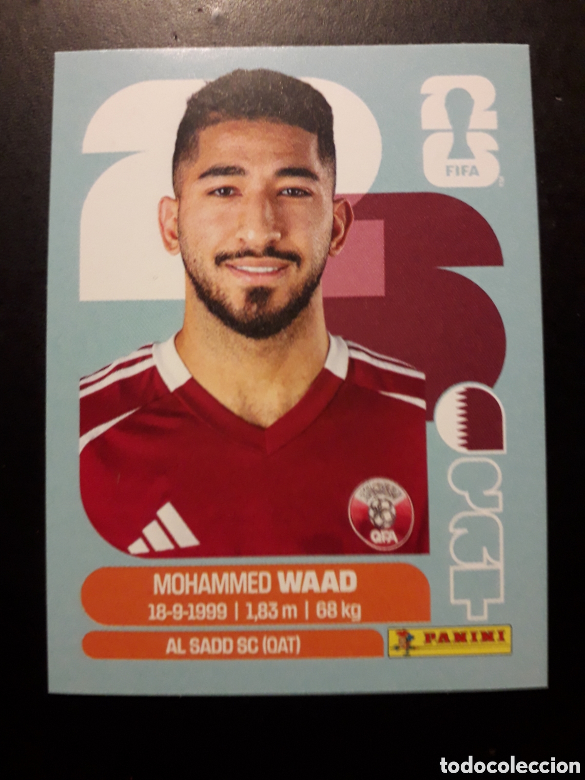 Cromos de f&uacute;tbol: WAAD QATAR QAT 14 MUNDIAL F&Uacute;TBOL 2026 FIFA WORLD CUP PANINI SIN PEGAR PEDIDO M&Iacute;NIMO 3&euro;.