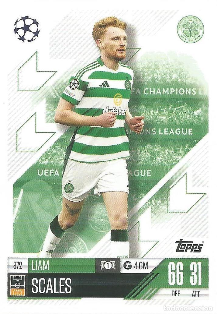 Cromos de f&uacute;tbol: Carta Match Attax 2024 / 2025 24 25 - Liam Scales - Celtic FC - Football Club Glasgow - 372 - TOPPS