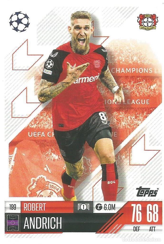 Cromos de f&uacute;tbol: Carta Match Attax 2024 / 2025 24 25 - Robert Andrich - Bayer 04 Leverkusen - 199 - TOPPS