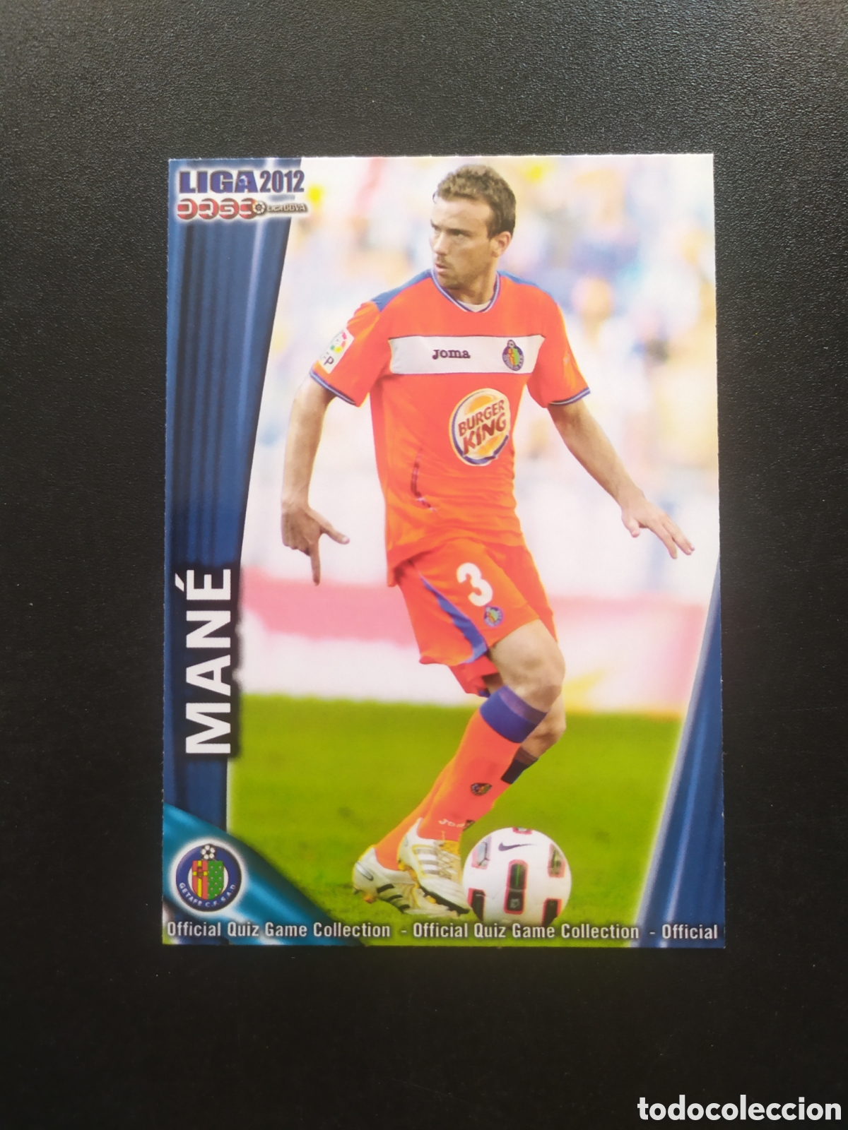 Figurine di Calcio: Mundicromo fichas Liga 2011 2012 11 12 Man&eacute; n&deg; 411 Getafe