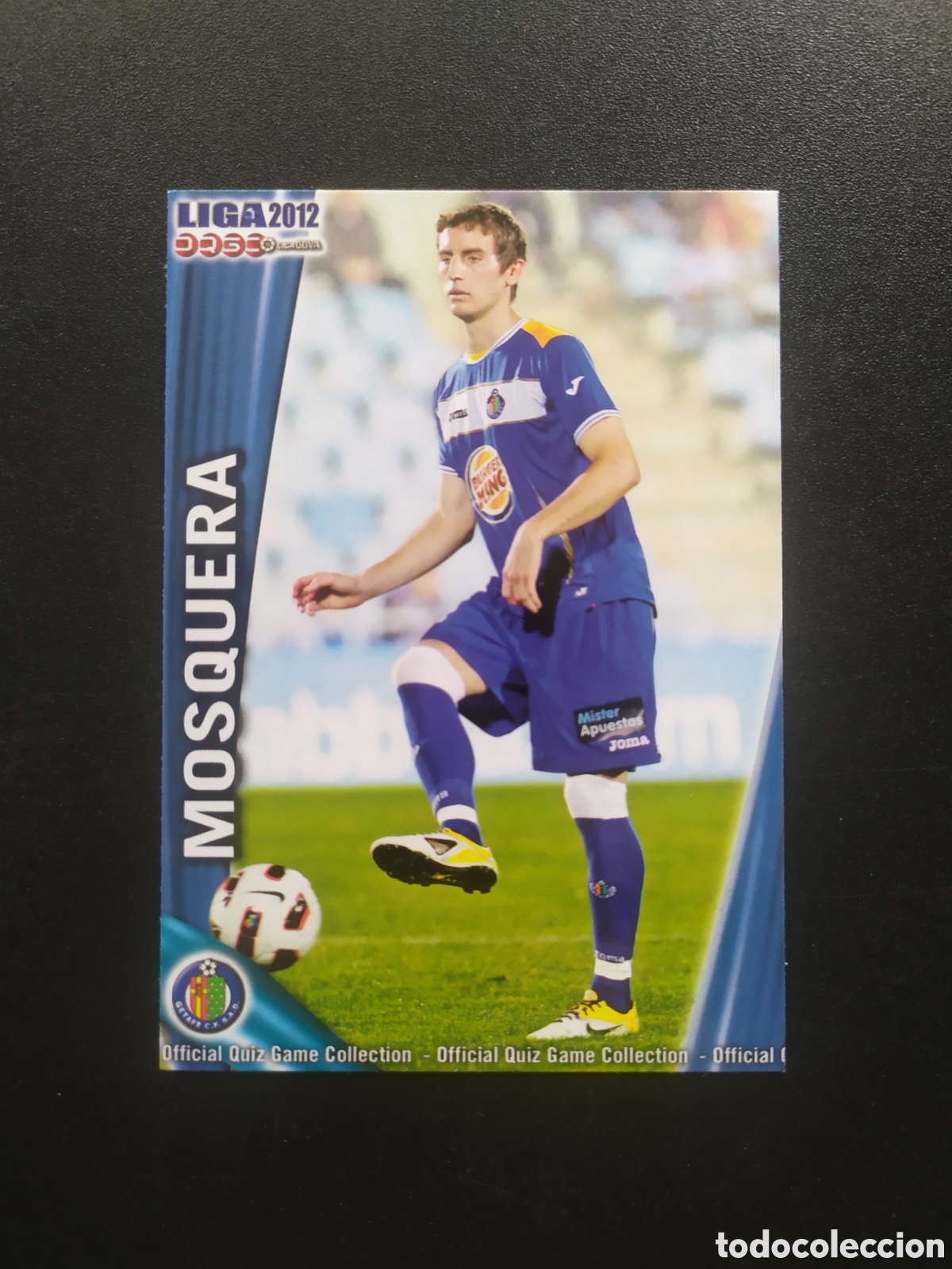 Fu&szlig;ball-Sticker: Mundicromo fichas Liga 2011 2012 11 12 Mosquera n&deg; 418 Getafe