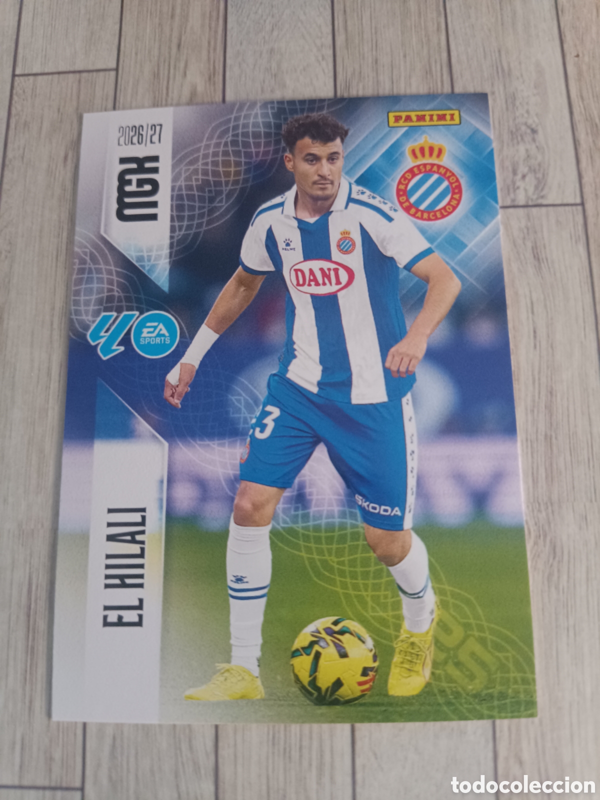 Cromos de f&uacute;tbol: 166 EL HILALI ESPA&Ntilde;OL ESPANYOL MEGACRACKS MGK 26 27 PANINI 2026 2027