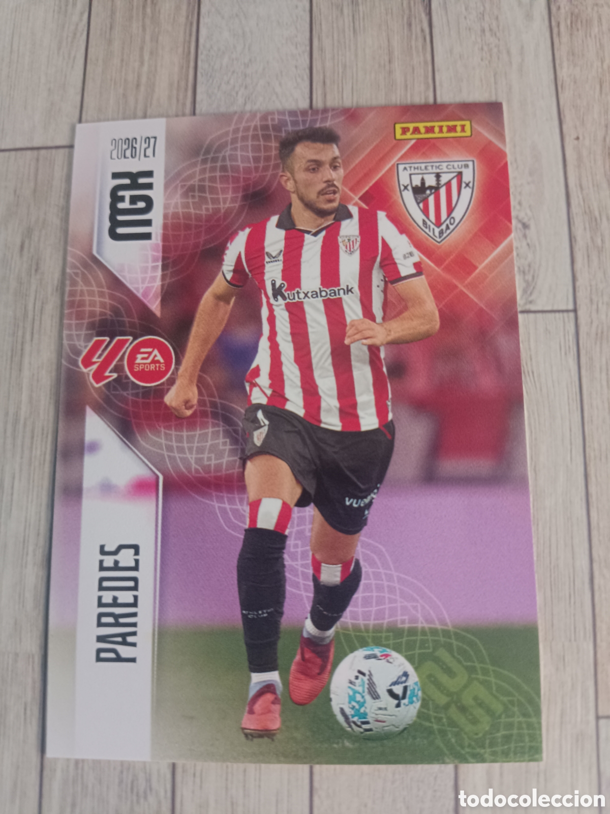 Cromos de f&uacute;tbol: 42 PAREDES ATHLETIC DE BILBAO MEGACRACKS MGK 26 27 PANINI 2026 2027