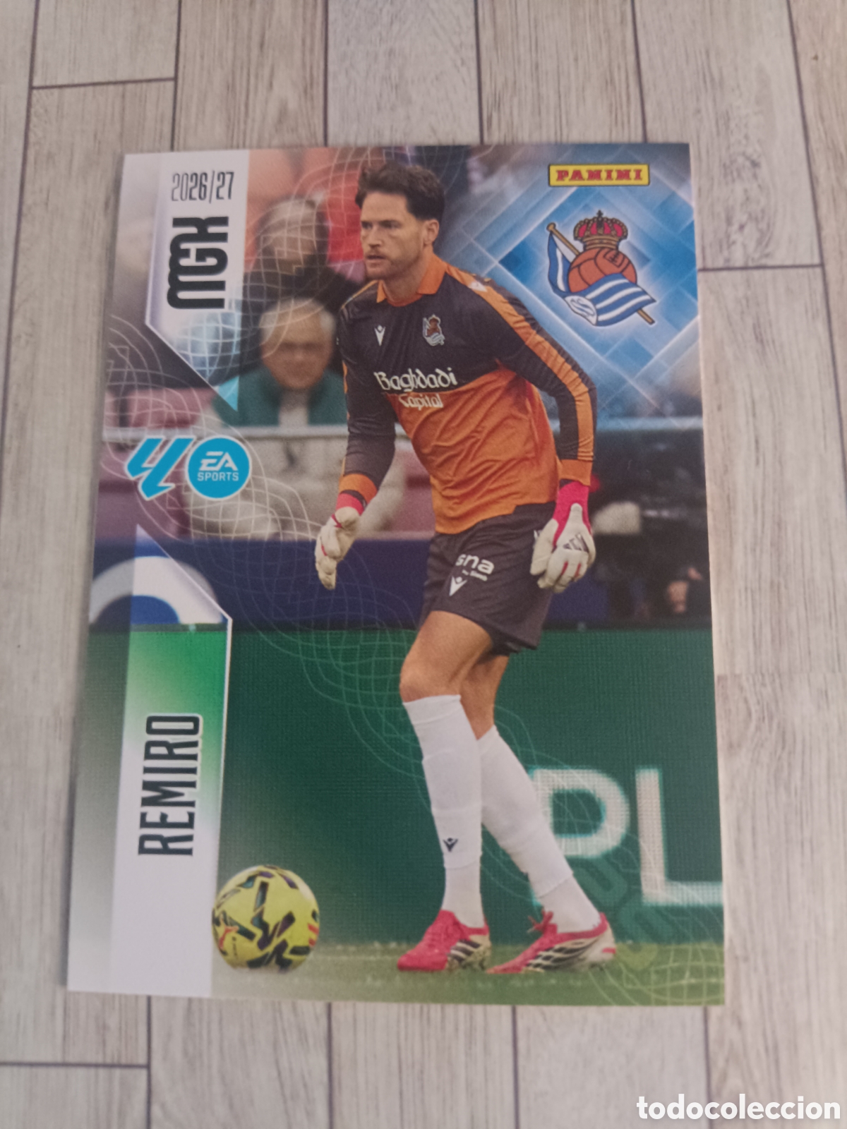 Figurine di Calcio: 308 REMIRO REAL SOCIEDAD MEGACRACKS MGK 26 27 PANINI 2026 2027