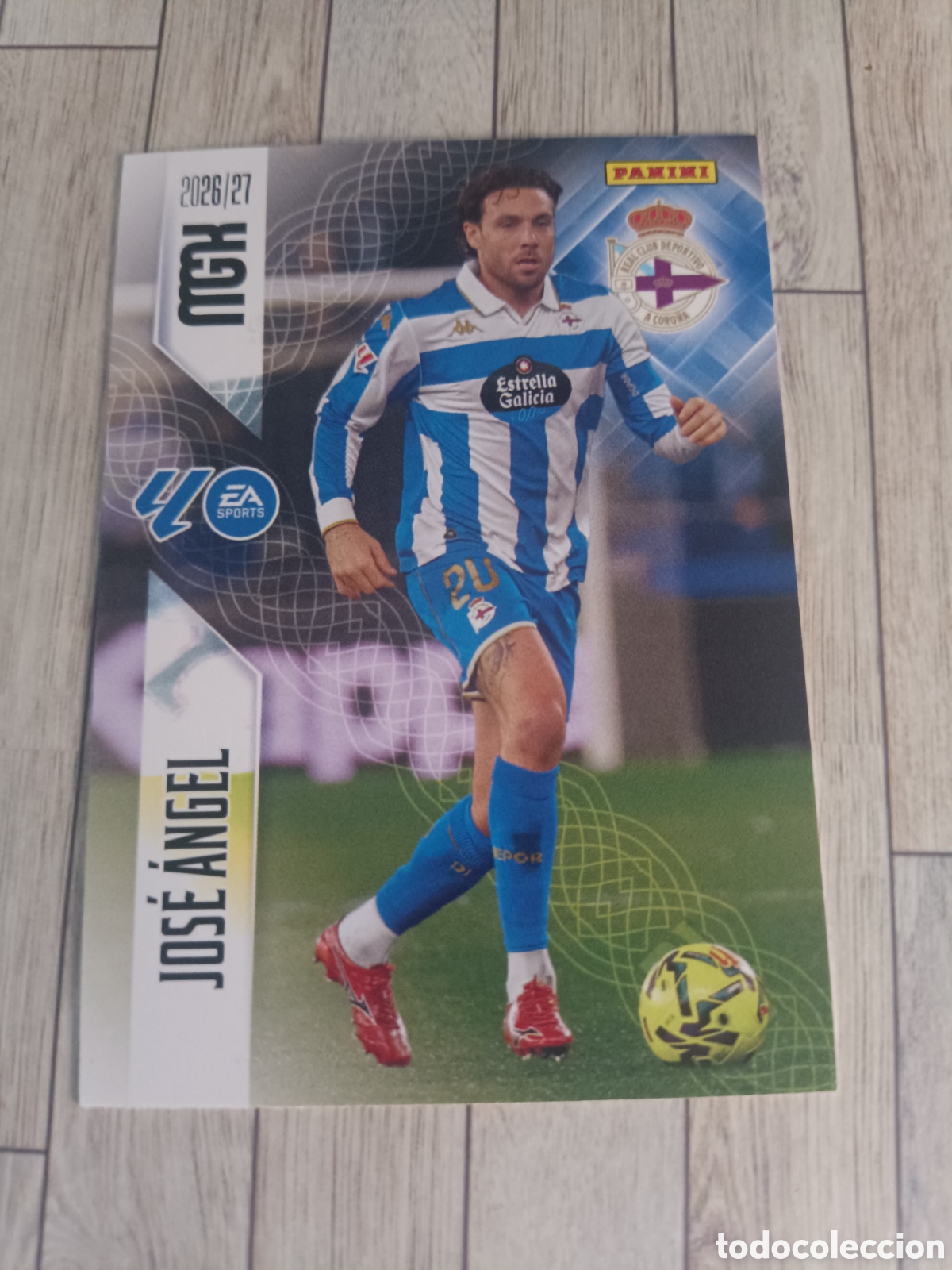 Cromos de f&uacute;tbol: 139 JOSE ANGEL DEPORTIVO DE LA CORU&Ntilde;A MEGACRACKS MGK 26 27 PANINI 2026 2027