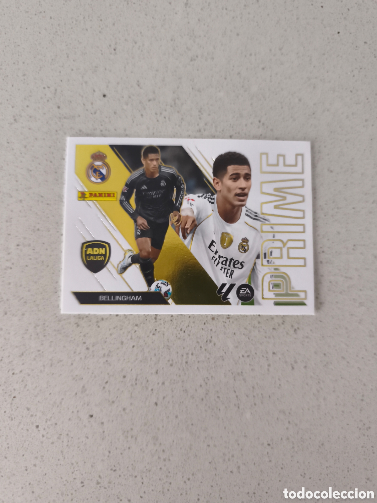 Cromos de f&uacute;tbol: CROMO N&Uacute;MERO 2 BELLINGHAM REAL MADRID ADN LA LIGA PRIME. LIGA ESTE 26/27. PANINI.