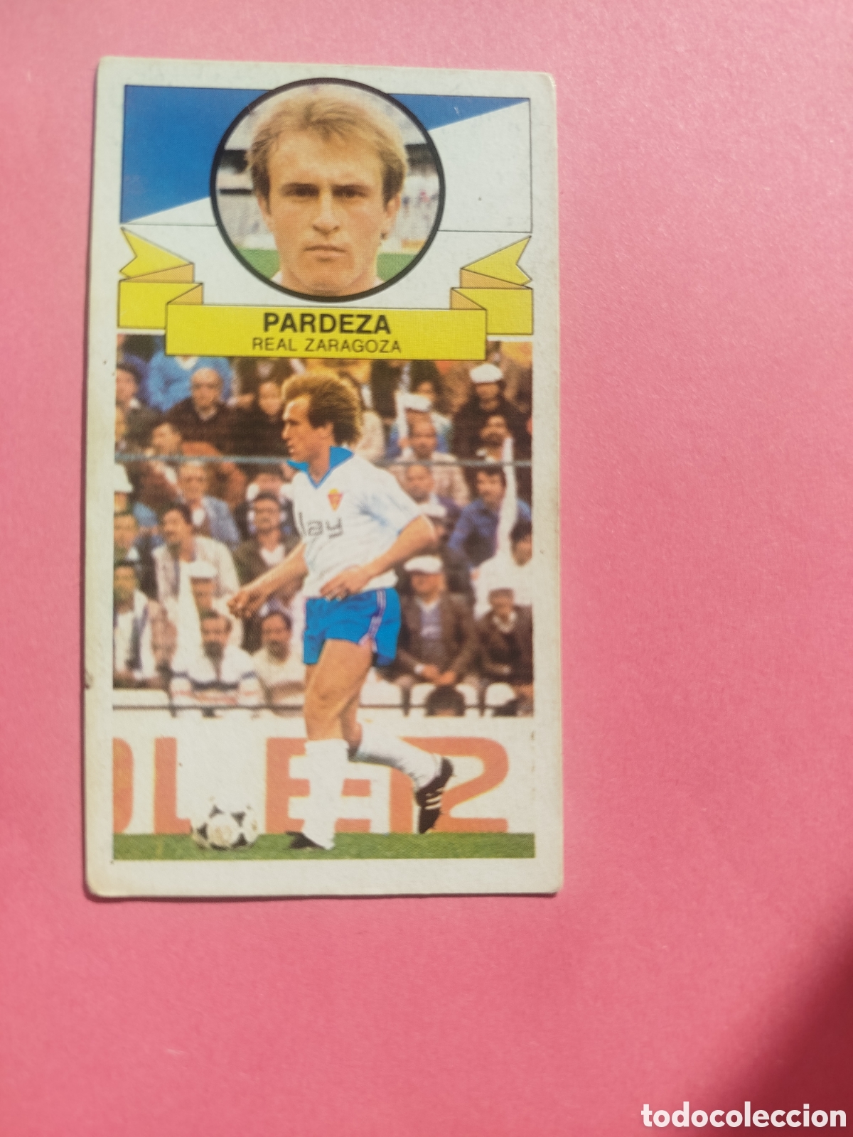 Cromos de f&uacute;tbol: FICHAJE 17 PARDEZA SIN PEGAR NUNCA PEGADO LIGA ESTE 85-86