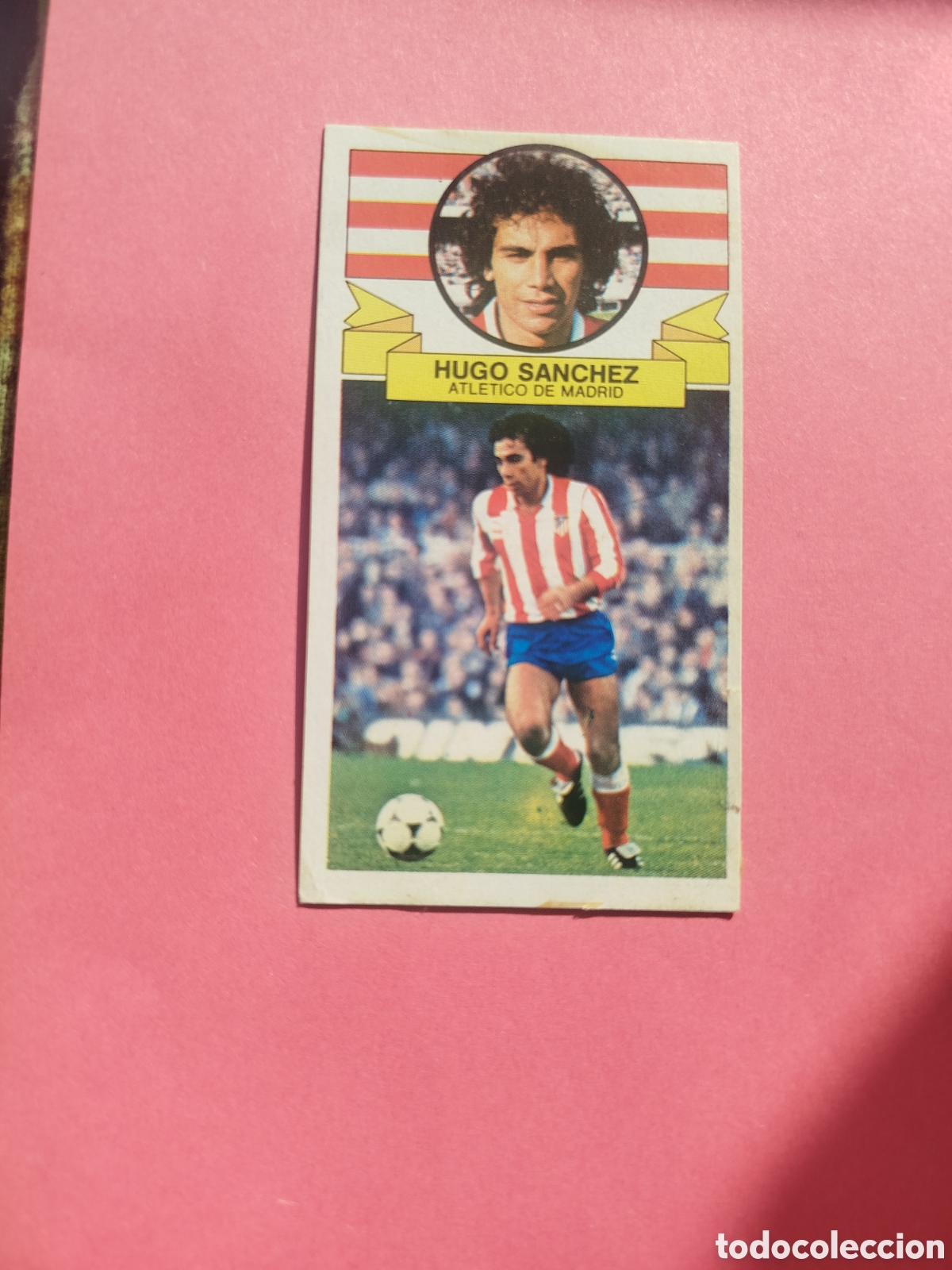 Figurine di Calcio: HUGO SANCHEZ BAJA ATLETICO LIGA ESTE 85-86 DESPEGADO