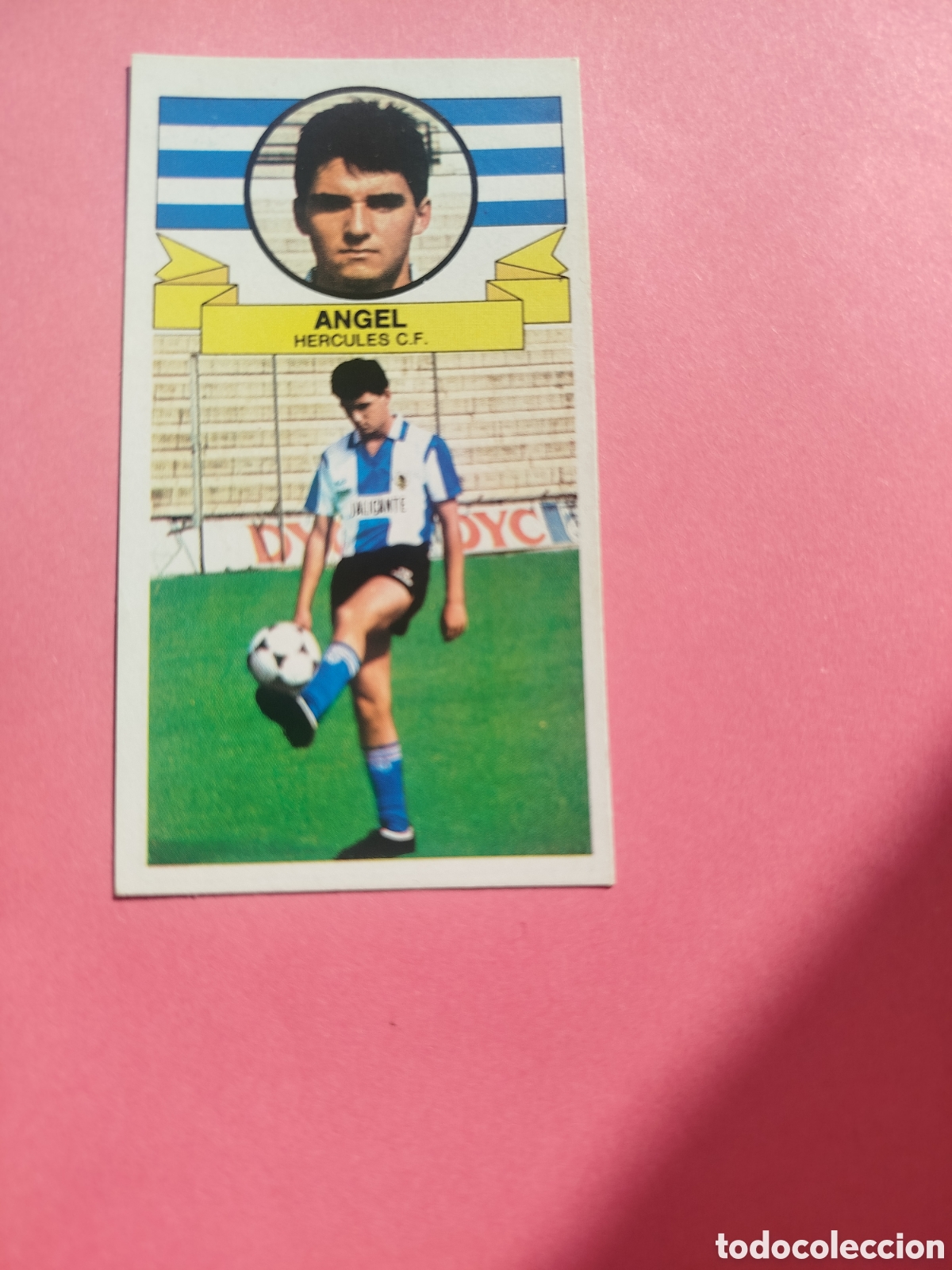 Cromos de Futebol: ANGEL COLOCA HERCULES LIGA ESTE 85-86 DESPEGADO