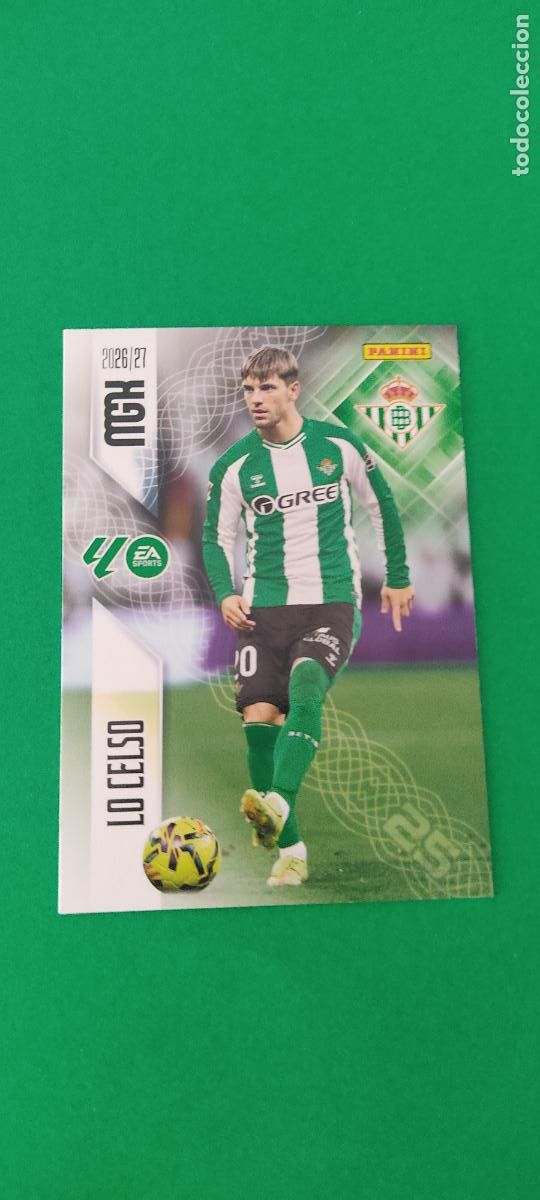 Cromos de f&uacute;tbol: TRADING CARD FUTBOL LO CELSO REAL BETIS BALOMPIE N&ordm; 103 LIGA MEGACRACKS 2026-2027/26-27 PANINI