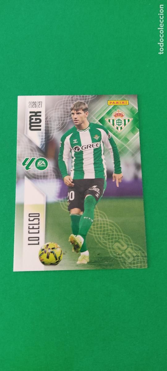 Cromos de f&uacute;tbol: TRADING CARD FUTBOL LO CELSO REAL BETIS BALOMPIE N&ordm; 103 LIGA MEGACRACKS 2026-2027/26-27 PANINI