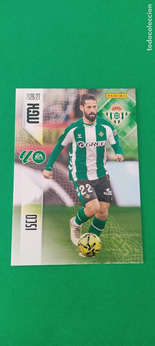 Cromos de f&uacute;tbol: TRADING CARD FUTBOL ISCO REAL BETIS BALOMPIE N&ordm; 104 LIGA MEGACRACKS 2026-2027/26-27 PANINI