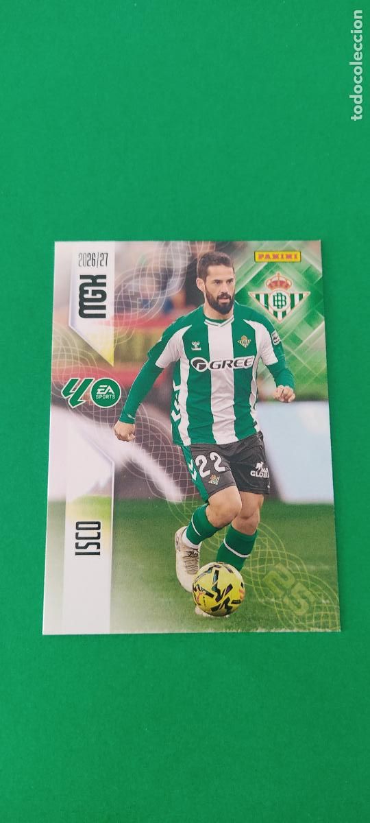 Cromos de f&uacute;tbol: TRADING CARD FUTBOL ISCO REAL BETIS BALOMPIE N&ordm; 104 LIGA MEGACRACKS 2026-2027/26-27 PANINI