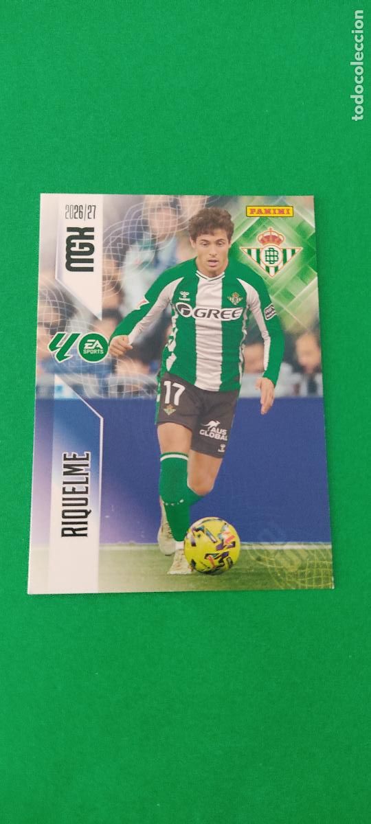Cromos de f&uacute;tbol: TRADING CARD FUTBOL RIQUELME REAL BETIS BALOMPIE N&ordm; 105 LIGA MEGACRACKS 2026-2027/26-27 PANINI