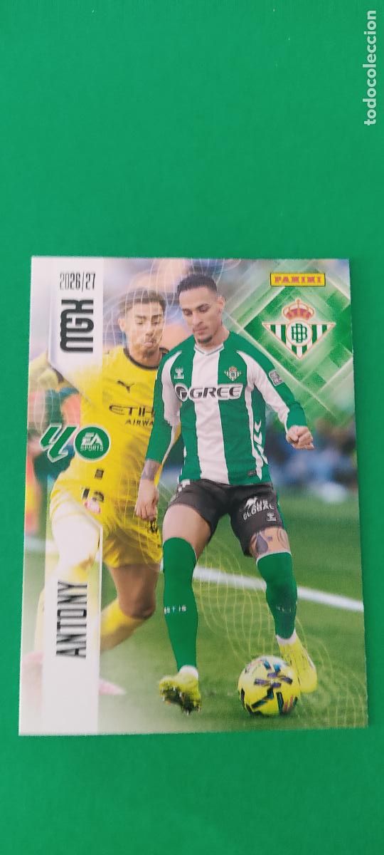 Cromos de f&uacute;tbol: TRADING CARD FUTBOL ANTONY REAL BETIS BALOMPIE N&ordm; 106 LIGA MEGACRACKS 2026-2027/26-27 PANINI