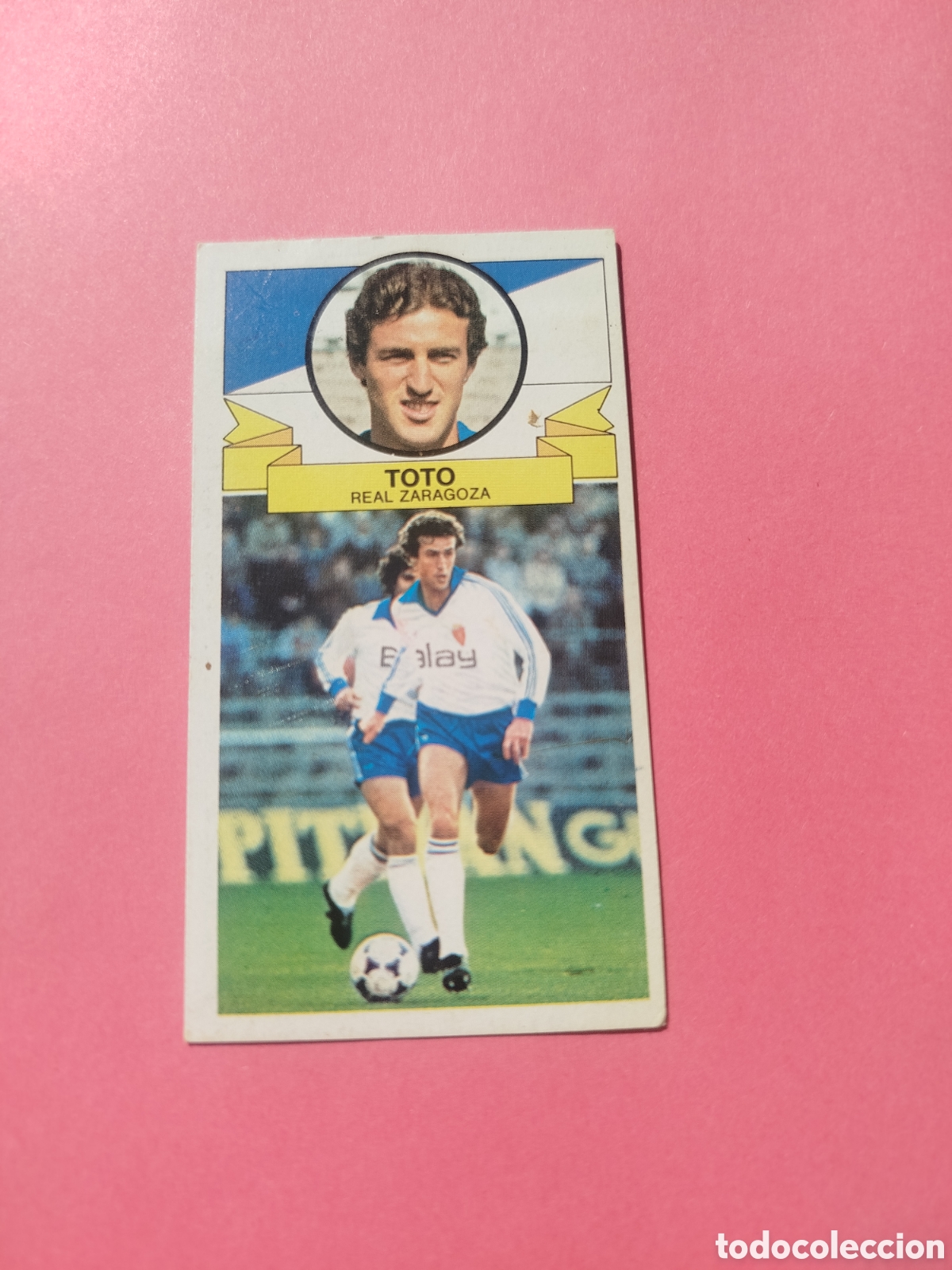 Cromos de f&uacute;tbol: TOTO BAJA ZARAGOZA LIGA ESTE 85-86 DESPEGADO