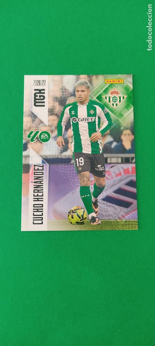 Cromos de f&uacute;tbol: TRADING CARD FUTBOL HERNANDEZ REAL BETIS BALOMPIE N&ordm; 107 LIGA MEGACRACKS 2026-2027/26-27 PANINI