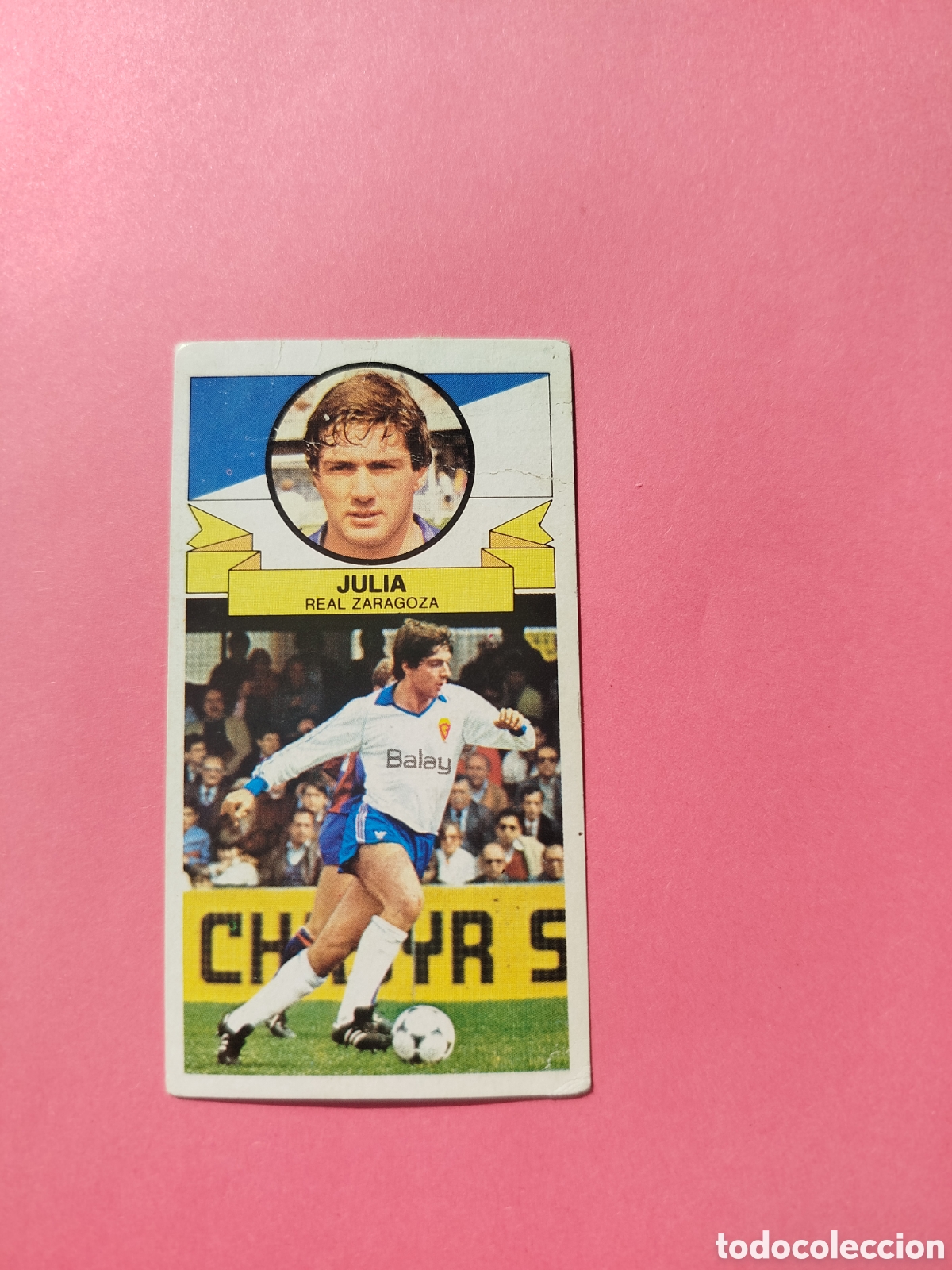 Cromos de f&uacute;tbol: JULIA COLOCA ZARAGOZA LIGA ESTE 85-86 DESPEGADO