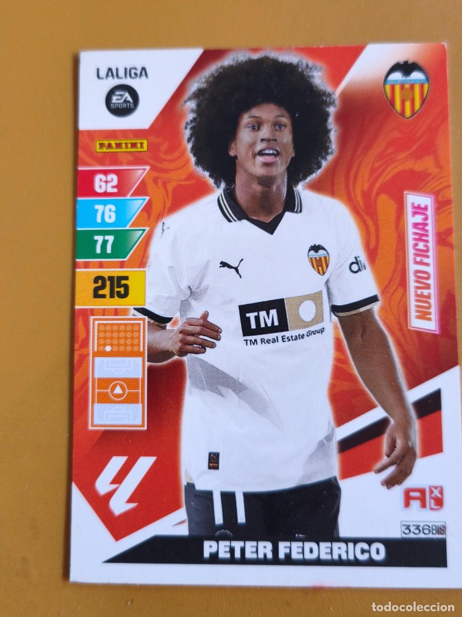 Cromos de f&uacute;tbol: peter federico, 2023 24 nuevo fichaje