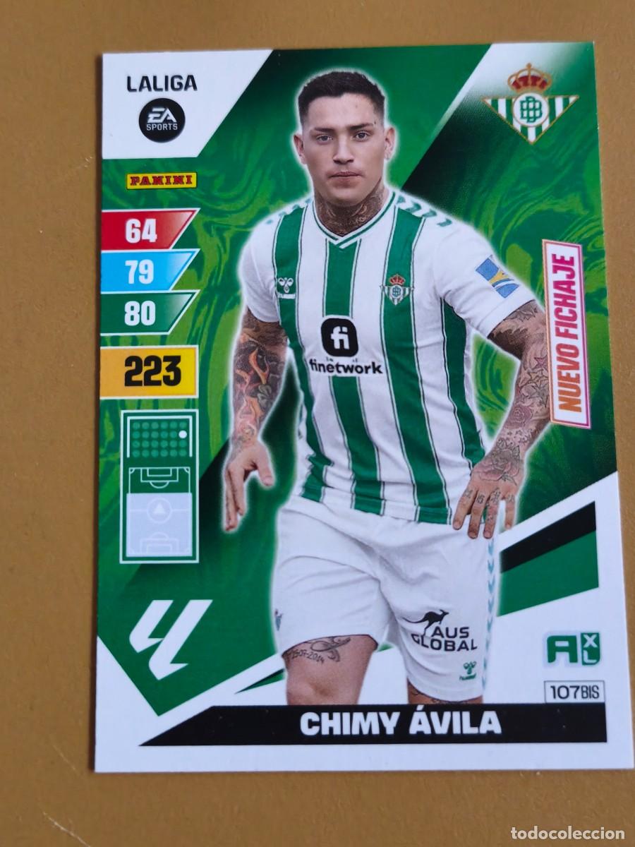 Cromos de f&uacute;tbol: chimy avila, 2023 24 nuevo fichaje
