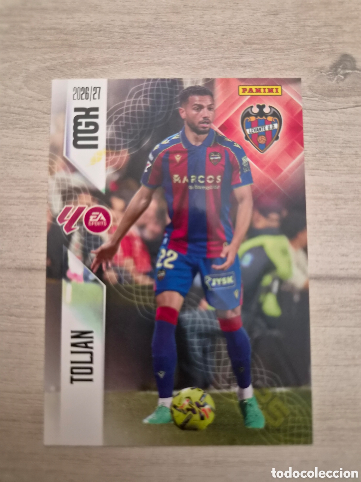 Cromos de f&uacute;tbol: N&deg;202 Levante Toljan Megacracks 26/27