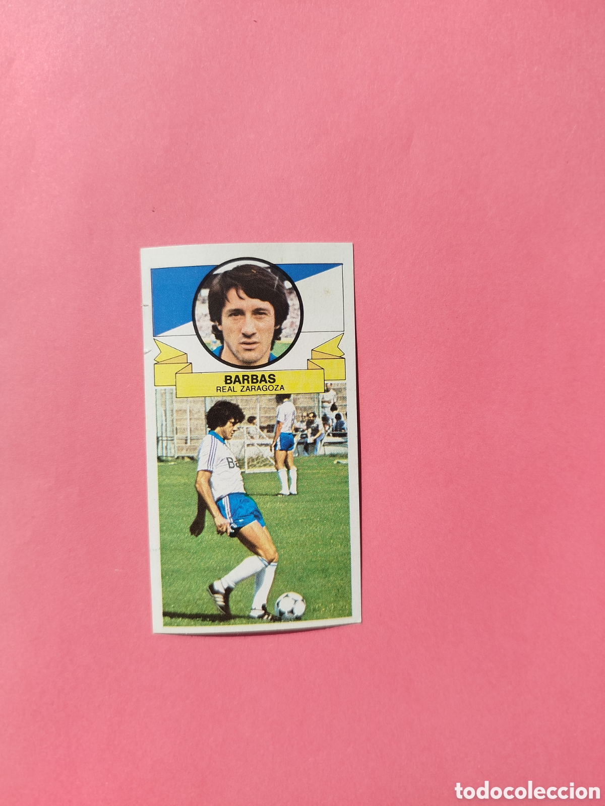 Cromos de f&uacute;tbol: BARBAS BAJA ZARAGOZA LIGA ESTE 85-86