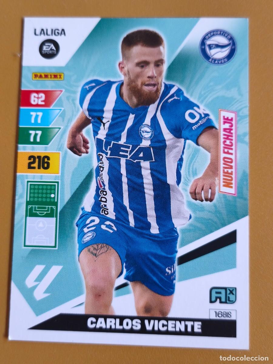 Football Stickers: carlos vicente, 2023 24 nuevo fichaje