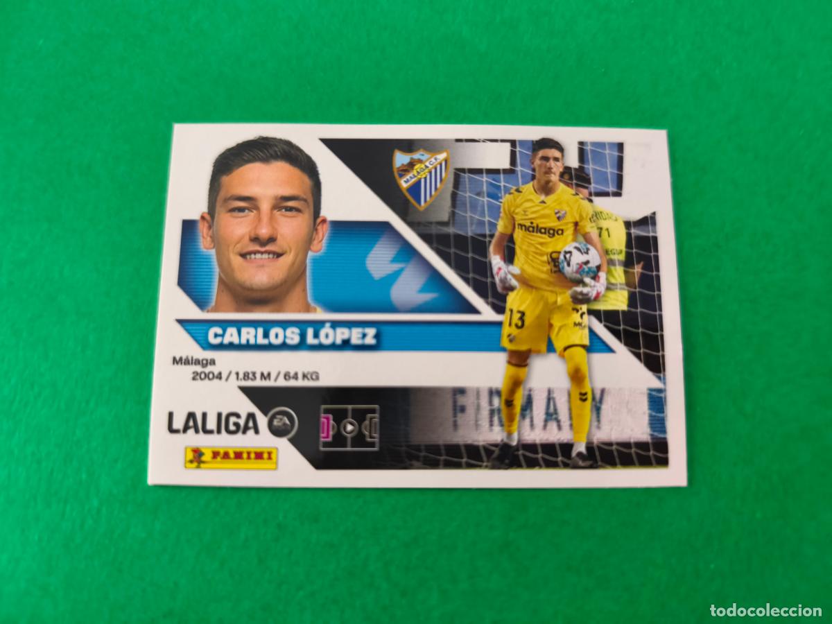 Cromos de f&uacute;tbol: CROMO FUTBOL CARLOS LOPEZ MALAGA C.F. SIN PEGAR N&ordm; 4 LIGA ESTE 2026-2027/26-27