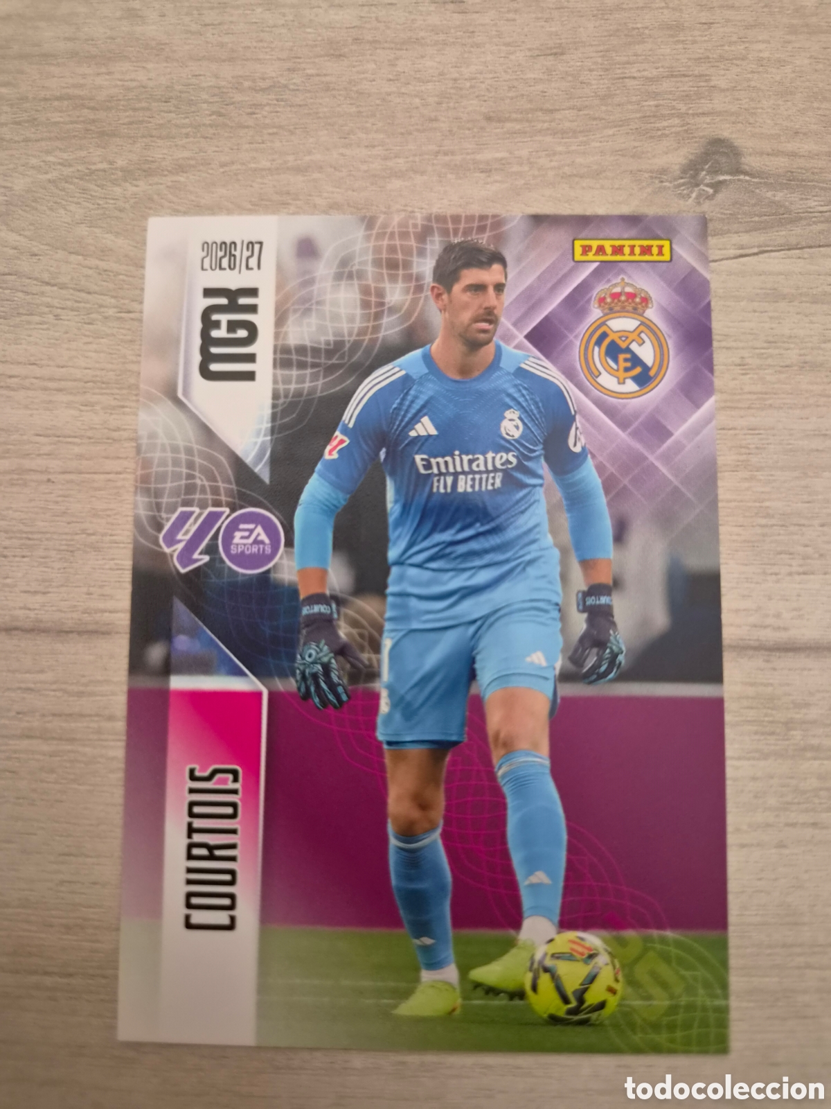 Cromos de f&uacute;tbol: N&deg;218 Real Madrid Courtois Megacracks 26/27