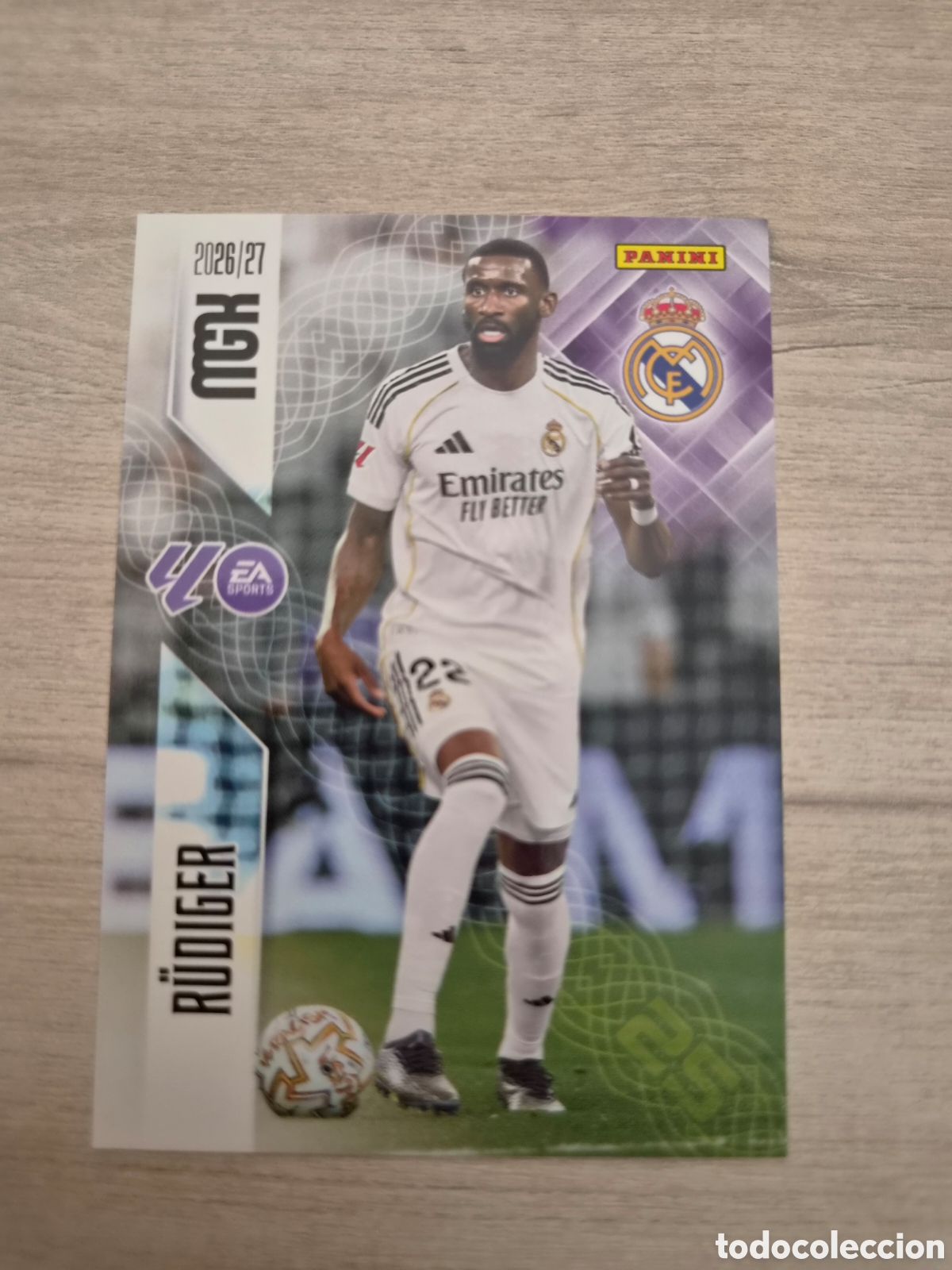 Cromos de f&uacute;tbol: N&deg;223 Real Madrid R&uuml;diger Megacracks 26/27