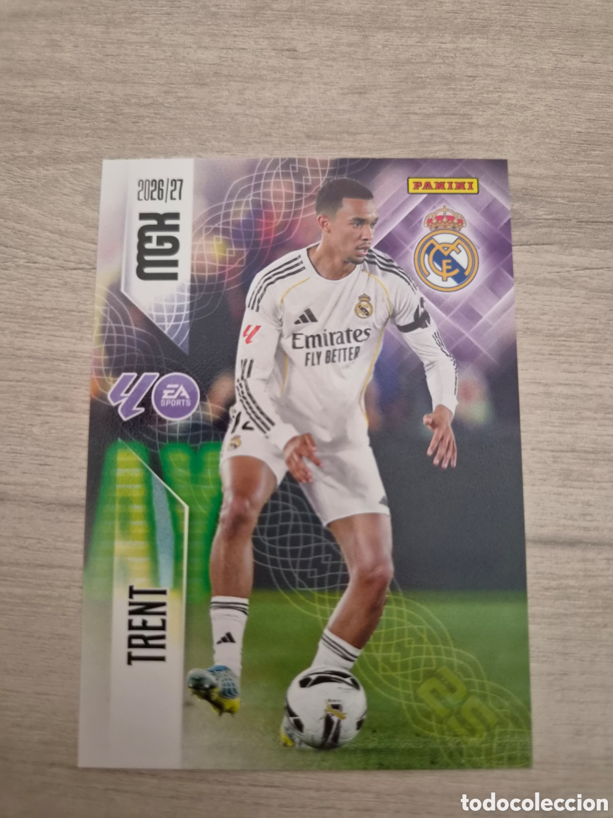 Cromos de f&uacute;tbol: N&deg;220 Real Madrid Trent Megacracks 26/27