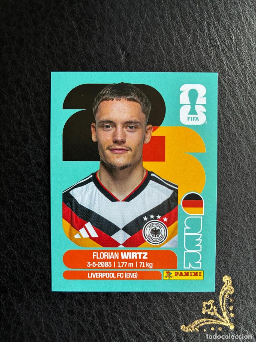 Cromos de f&uacute;tbol: GER 11 FLORIAN WIRTZ GER11 ALEMANIA FIFA WORLD CUP MUNDIAL 2026 26 PANINI