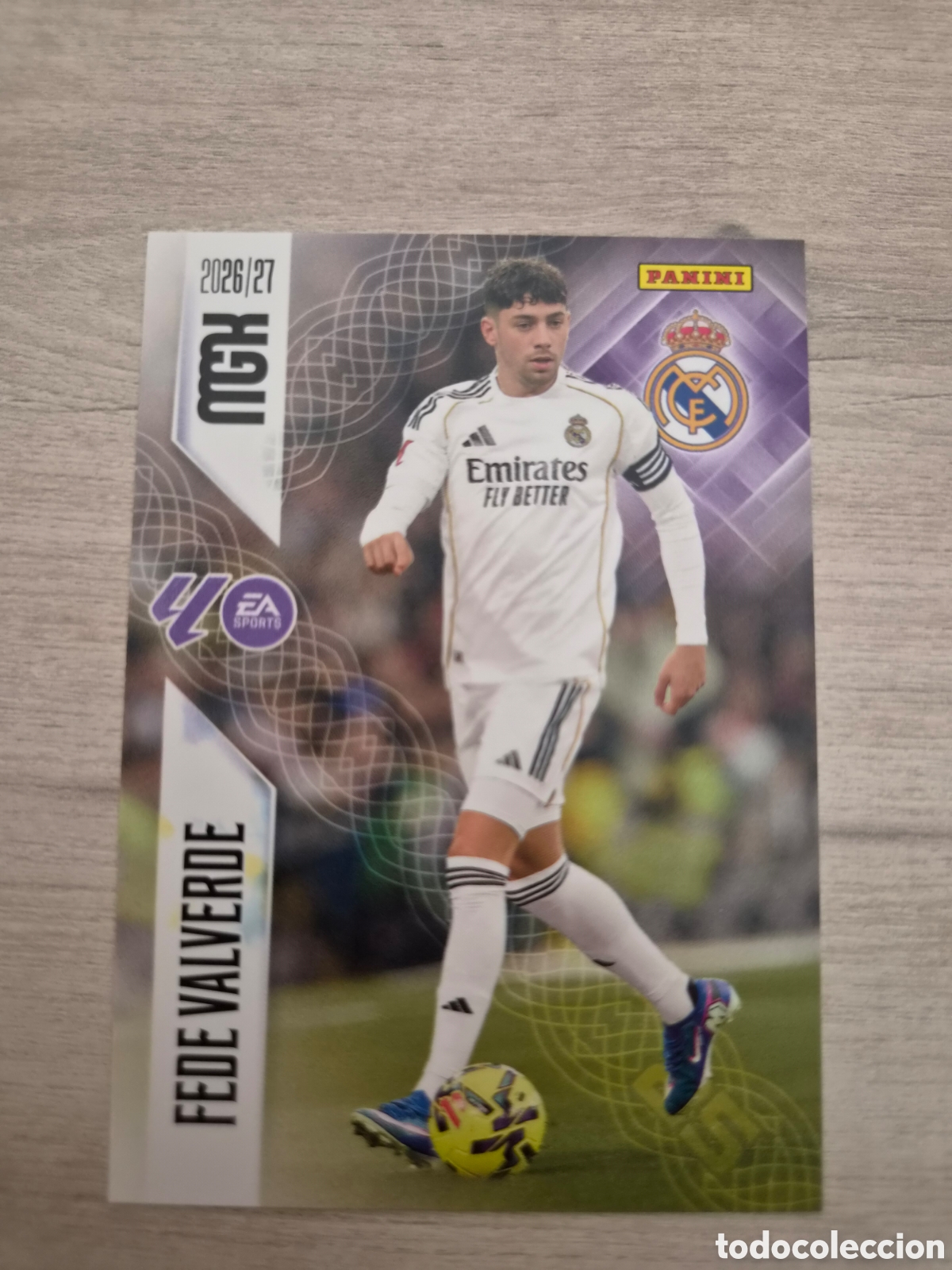 Cromos de f&uacute;tbol: N&deg;226 Real Madrid Fede Valverde Megacracks 26/27