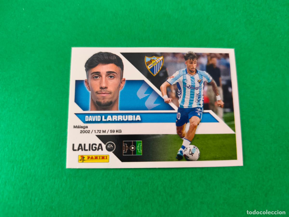 Cromos de f&uacute;tbol: CROMO FUTBOL LARRUBIA MALAGA C.F. SIN PEGAR N&ordm; 16 LIGA ESTE 2026-2027/26-27